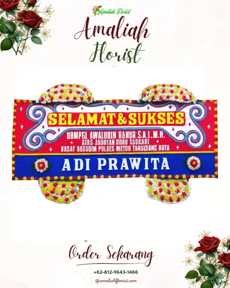 Papan Bunga Ucapan Selamat Randulawang